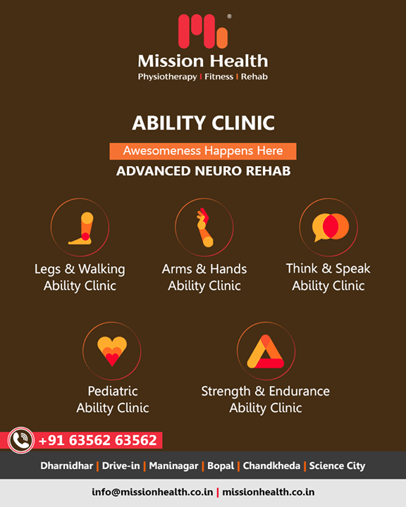 Early mobility and verticalization is the key to successful recovery for patients suffering from #TraumaticBrainInjury, #Stroke, #SpinalCordInjury, #Neuropathies, and various other neurological conditions. Mission Health is India’s first of its kind Ability Clinic offering fastest ability enhancement

#MissionHealth #MissionHealthIndia #MovementIsLife #AbilityClinic
