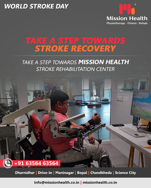 Take a step towards stroke recovery, Take a step towards Mission Health stroke rehabilitation center 

#StrokeRehabilitationCenter #WorldStrokeDay #StrokeDay  #MissionHealth #MissionHealthIndia #MovementIsLife #AbilityClinic