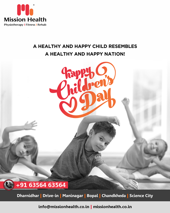 A healthy and happy child resembles a healthy and happy nation! 
    
#HappyChildrensDay #ChildrensDay #MissionHealth #MissionHealthIndia #MovementIsLife #AbilityClinic