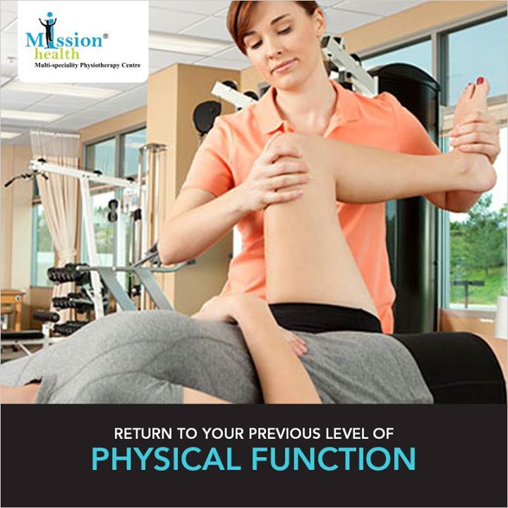 Post surgical rehabilitation is treated with utmost care and concern at Mission Health. We monitor your progress closely and keep your surgeon's recommendation in mind. #MissionHealth #Treatement #Physiotherapy #PostSurgicalRehabilitation 
For more details, call us at - 7622811811/8530720720 or visit us – www.missionhealth.co.in