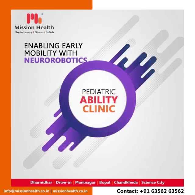 Our Ability Clinic is equipped with the best combination of most advanced Neuro Rehabilitation Technologies and Robotics along with Specialized and highly experienced team of Neuro Physiotherapists...

#RoboticsInNeuroRehab #EarlyMobilityAndVerticalization #RoboticsinNeurophysiotherapy #Neurophysiotherapy #MissionHealth #MissionHealthIndia #AbilityClinic #MovementIsLife