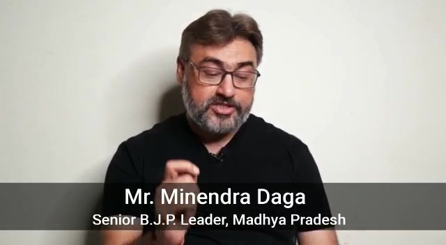 We heartily thank Mr. Minendra Daga, Senior BJP Leader from Madhya Pradesh, for congratulating Dr. Aalap Shah on pursuing Ph.D. in Spine Rehab.

We also wish him best to benefit the people of country through his Political career & Social Work...