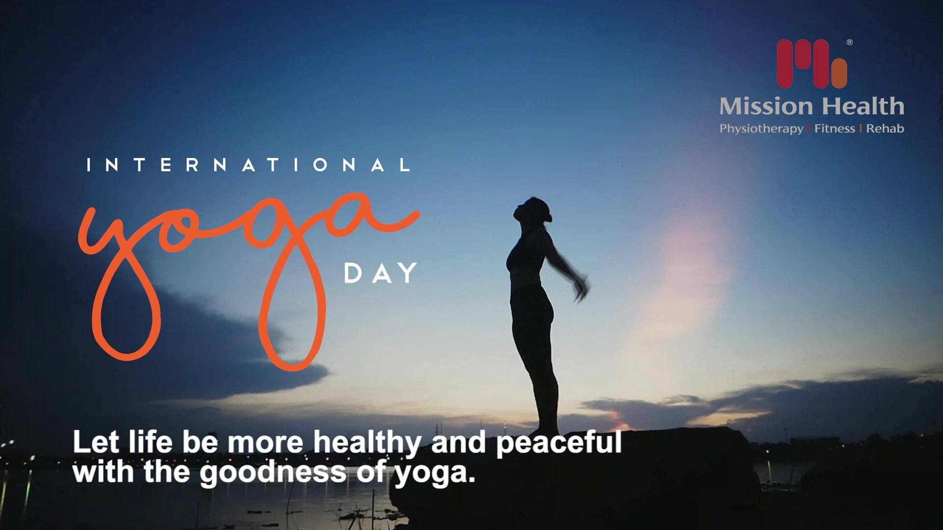 Let life be more healthy and peaceful with the goodness of yoga.

#YogaDay #InternationalDayOfYoga #Yoga #MissionHealthIndia #MovementIsLife #AbilityClinic #MissionHealth #healthylifestyle