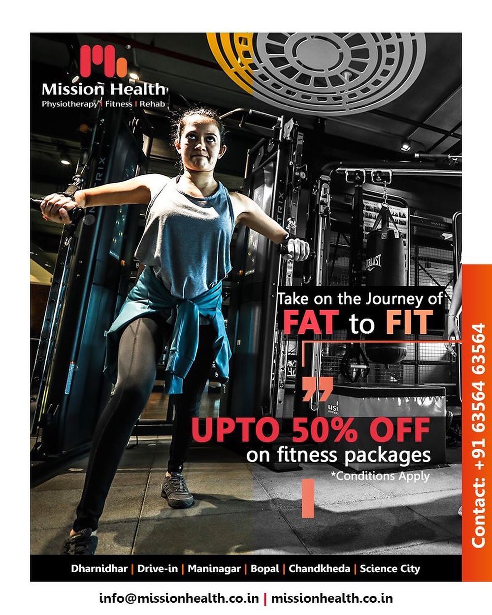 Take on a journey towards becoming the fitter you this June! Avail exclusive fitness offers all through the month!

#MissionHealth #MissionHealthIndia #Fitness #Physiotherapy  #Rehab