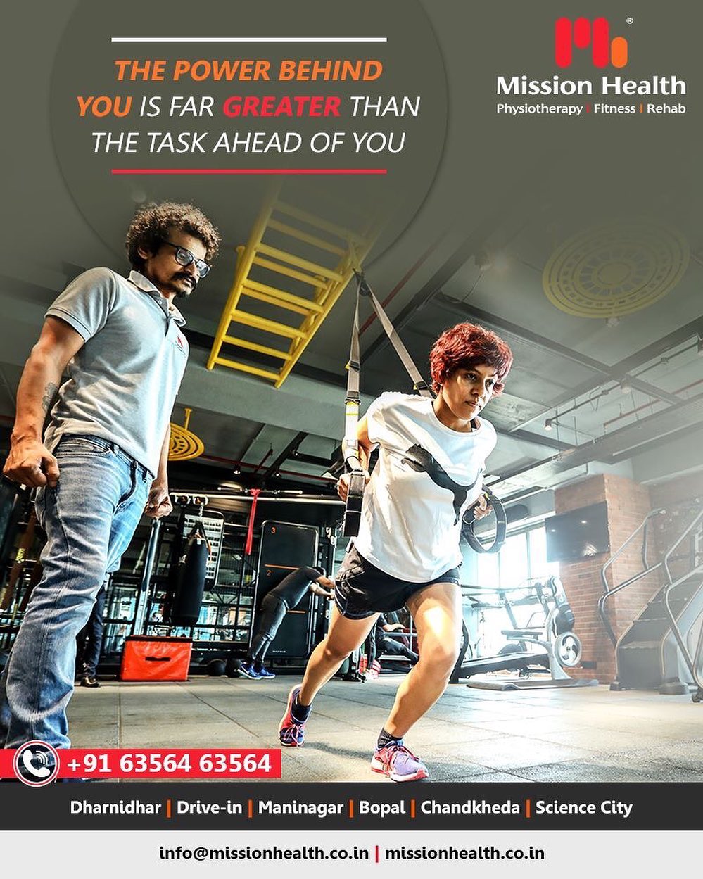 At the onset of this New Year, let us commit to “Fitness For Self”. Highly qualified and experienced trainers and instructors at Mission Health are equally committed to guiding you for your everyday workout and fitness sessions. 
#Fitnessgoals #Newyearresolution #Healthgoals #Fitnessmygoal #Myworkout #Customisedworkouts #Personalfitnesssession #MissionHealth #MissionHealthIndia #MovementIsLife #AbilityClinic