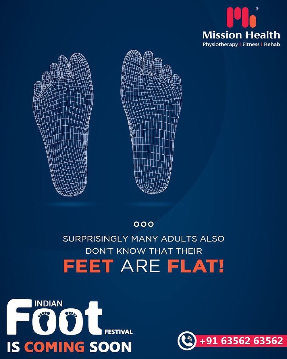 Have you ever give it a thought! If no, check your FEET Shape Now... FLAT FEET? Don't Panic, visit us at the First of its Kind 
