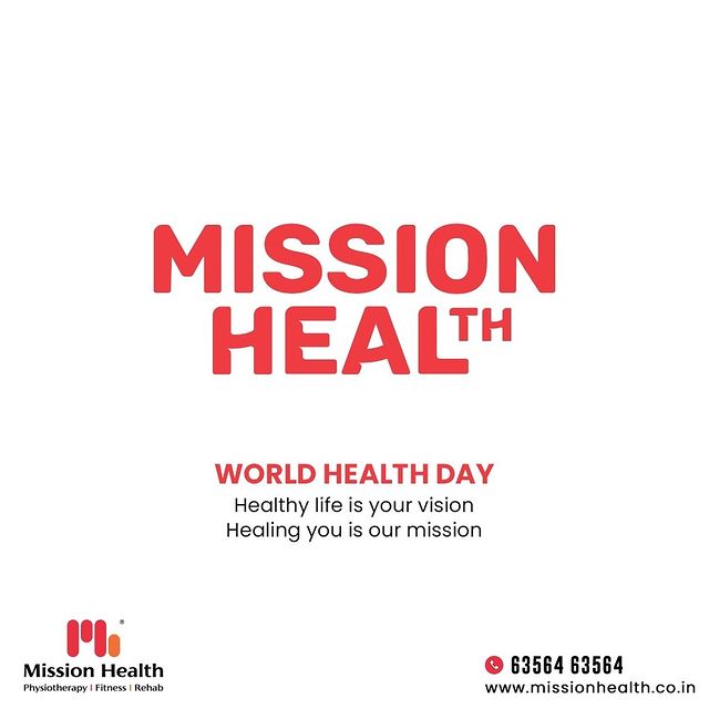 Healthy life is your vision 
Healing you is our mission

#WorldHealthDay #WorldHealthDay2022 #HealthDay #StayHealthy #HealthForAll #MissionHealthIndia #MissionHealth
