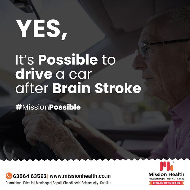 Are you in dilemma about Drive after Brain Stroke? Answer is YES it is feasible to drive & be independent...

With the The Leg Robot, The Walking Robot, The Arm Robot, The Shoulder Robot, The Hand Robot, The Fingers Robot, Neuro Robotics, Advanced Neurophysiotherapy & much more at 'MISSION HEALTH' 

Mission Health Helpline Number: +91 63564 63562

www.missionhealth.co.in

#BrainStroke #MissionPossible #StrokeRehab #Stroke #StrokeSurvivor #StrokeRehabilitation #StrokeRecovery #Physiotherapy #NeuroRehab #Health #Fitness #IndiasBestRehabilitationCenter #CureWithPhysiotherapy #PhysiotherapyRoadToRecovery #MovementisLife #MissionHealthCenterOfExcellence #MissionHealth