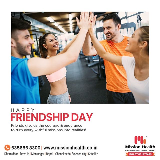 Friends give us the courage & endurance to turn every wishful mission into realities!

#HappyFriendshipDay #FriendshipDay2022 #FriendsForever #Friends #Friendship #MissionHealth