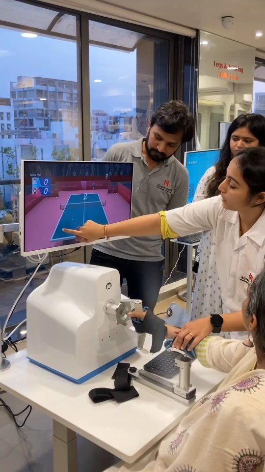 Exploring the Future of Healthcare at Ahmedabad's Evolutionary Physiotherapy and Rehabilitation Center @missionhealthofficial ! 🚀 SciKids witness the Marvels of Technology and Robotics, guided by Trailblazers in Healthcare to appreciate how Science & Technology are blended and useful to healthcare sector 🏥👩‍⚕️ 

Sharing the glimpses to celebrate 